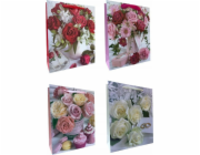 JU-PITER Dárková taška Roses 060E 14x17x7cm p12, cena za 1 ks.