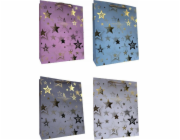 JU-PITER Dekorativní dárkový sáček 4wz 26x32x11cm 370B mix cena za 1 ks