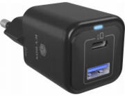 ICY BOX 2portová USB 20W nástěnná nabíječka IB-PS1020-PD, USB-A + USB-C