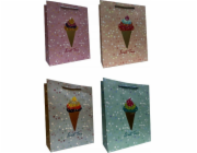 JU-PITER Dekorativní dárkový sáček 4wz 26x32x12cm 368B mix cena za 1 ks