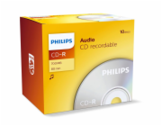 1x10 Philips CD-R 80Min Audio JC