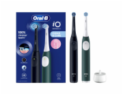 Braun Oral-B iO Series 2 +1 Dva elektrické zubní kartáčky Černá, Bílá