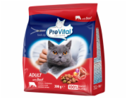 PREVITAL Adult Beef - suché krmivo pro kočky - 300g