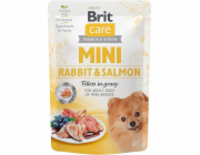 BRIT Care Mini Rabbit&Salmon - vlhké krmivo pro psy - 85g