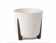 Květináč Lamela Frida 236-74, plast, O 26 cm, krém