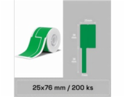 Niimbot štítky na kabely T 25x76mm 200ks Zelené pro B21, B21S, B3, B1S