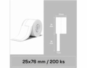 Niimbot štítky na kabely T 25x76mm 200ks Bílé pro B21, B21S, B3, B1S