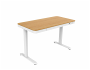 Stůl ACTIVEJET s elektrickým nastavením výšky 140x70 ET119W-C bílá/dub