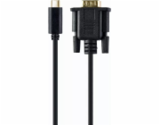 GEMBIRD Kábel USB Type C/VGA samec, 2m
