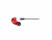 Shure SE215SPE-RD-EFS - sluchátka do uší s jedním měničem a 3,5mm kabelem (červená)