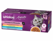WHISKAS Aromatické sáčky mix příchutí 40x85g