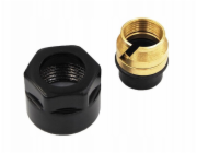 Varioterm Connector/Clamp Adapter M22x1.5x Cu 15x1 Matte Black