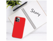 Zadní pogumovaný kryt FIXED Story pro Xiaomi Redmi Note 14 5G, červený