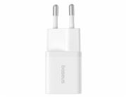 Baseus P10110909213-01 USB-C GaN5 mini 25W síťová nabíječka Bílá