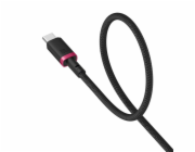 Baseus Dura Kabel pro rychlé nabíjení z typu C na typ C 100 W 1 m černý, Červená