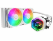 Cooler Master vodní chladič MasterLiquid 240 Core II, 2x240mm, LGA1851, AM5, bílá