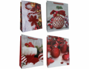 JU-PITER Vánoční dárková taška 338B 26x32x10cm mix cena za 1 ks