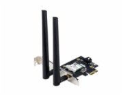 ASUS PCE-BE6500 WiFi 7 PCIe Adaptér, Bluetooth 5.4, PCIe 1x Slot, WPA3