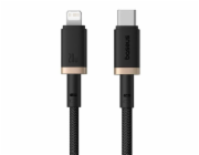 Rychlonabíjecí kabel Baseus Dura USB/Lightning 2m 20W černo zlatý