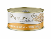 APPLAWS Natural Cat Food Chicken breast with cheese - mokré krmivo pro kočky - 156g