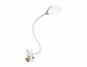 Clip on Reading Light Glocusent GLCSNTBL204 White