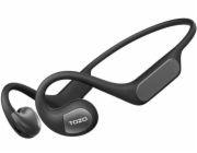 TOZO Open Real True Wireless Stereo (TWS) náhlavní souprava Kostne Nabíjení přes magnetický konektor Bluetooth Black