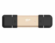 Silicon Power DS72 USB paměť 250 GB USB Type-A / USB Type-C 3.2 Gen 2 (3.1 Gen 2) Zlato