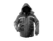 NENURODYTA_V TEPLÁ BUNDA S KAPUCÍ "BALTIC CANVAS ARCTIC"