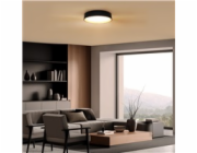 Solight LED osvětlení s dálkovým ovladačem Larios Black, 48W, 3360lm, 39cm, změna chromatičnosti, stmívatelné