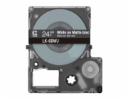 Epson LabelWorks LK-6BWJ - Bílá na matné černé - Role (2,4 cm x 8 m) 1 kazeta/y závěsný box - pásková kazeta - pro LabelWorks LW-C610