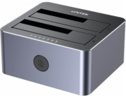 UNITEK KLONOVACÍ STANICE 2X SATA 2,5"/3,5" USB 5GB
