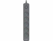 Tracer 47024 Zebra mobile ready 1,5m (5 zásuvek + 2USB 2,1A)