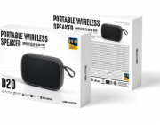 WEKOME Přenosný bezdrátový Bluetooth reproduktor V5.0 bílý