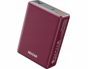 WEKOME Powerbanka 10000 mAh Super rychlé nabíjení USB-C PD 20W + 2x USB-A QC3.0 22,5W červená
