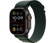 Apple Watch Ultra 2 GPS + Cellular, 49mm černé titanové pouzdro s tmavě zeleným páskem Alpine M