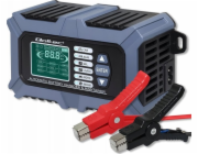 Qoltec Inteligentní mikroprocesorová nabíječka s testerem baterií a funkcí opravy 12V | 6A | LCD | Nabíječka baterií AGM LiFePO4 GEL