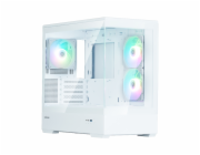 Zalman P30 V2 MicroATX Mini Tower 3 ventilátory RGB bílé pouzdro