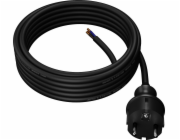 AWTools KABEL SE ZÁSTRČKOU 3m 2x1,5 ČERNÁ H05VV-F