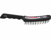 AWTools DRÁTĚNÝ KARTÁČ PLAST. 4-ŘADOVÁ RUKOJEŤ.