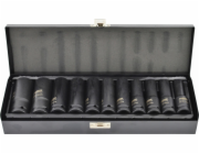 AWTools NÁRAZOVÁ ZÁSUVKA SET 1/2 11 ks. 10-24mm BLACK LINE