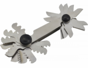 AWTools METRICKÝ ZÁVIT HŘEBENOVÝ ROZMĚR 60° 24 ŠABLON 0,25 - 6,0 mm
