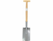 AWTools ROVNÁ LOPATKA DŘEVĚNÁ HŘÍDEL