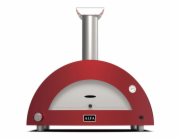 Alfa Forni Moderno 3 Pizze Hybrid Antik Rot