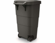 Popelnice Prosperplast Wheeler 95 l antracit, černé víko