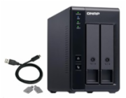 BAZAR - QNAP TR-002 rozšiřujicí jednotka (2xSATA, USB-C 3.2 Gen2) - Po opravě (Komplet)