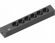 CONNECT LINE Steckdosenleiste 6-fach
