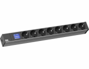 "19"" PDU Steckdosenleiste BlueNet BN0500 8-fach, 1HE"