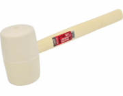 AWTOOLS PRYŽOVÉ KLADIVO DŘEVĚNÁ HŘÍDEL BÍLÁ 455g