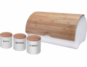 Brunbeste Bread bin CHLEBNÍK S NÁDOBAMI 2705 bílá