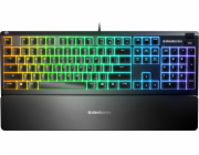 Tichá klávesnice SteelSeries Apex 3 Whisper (64795)